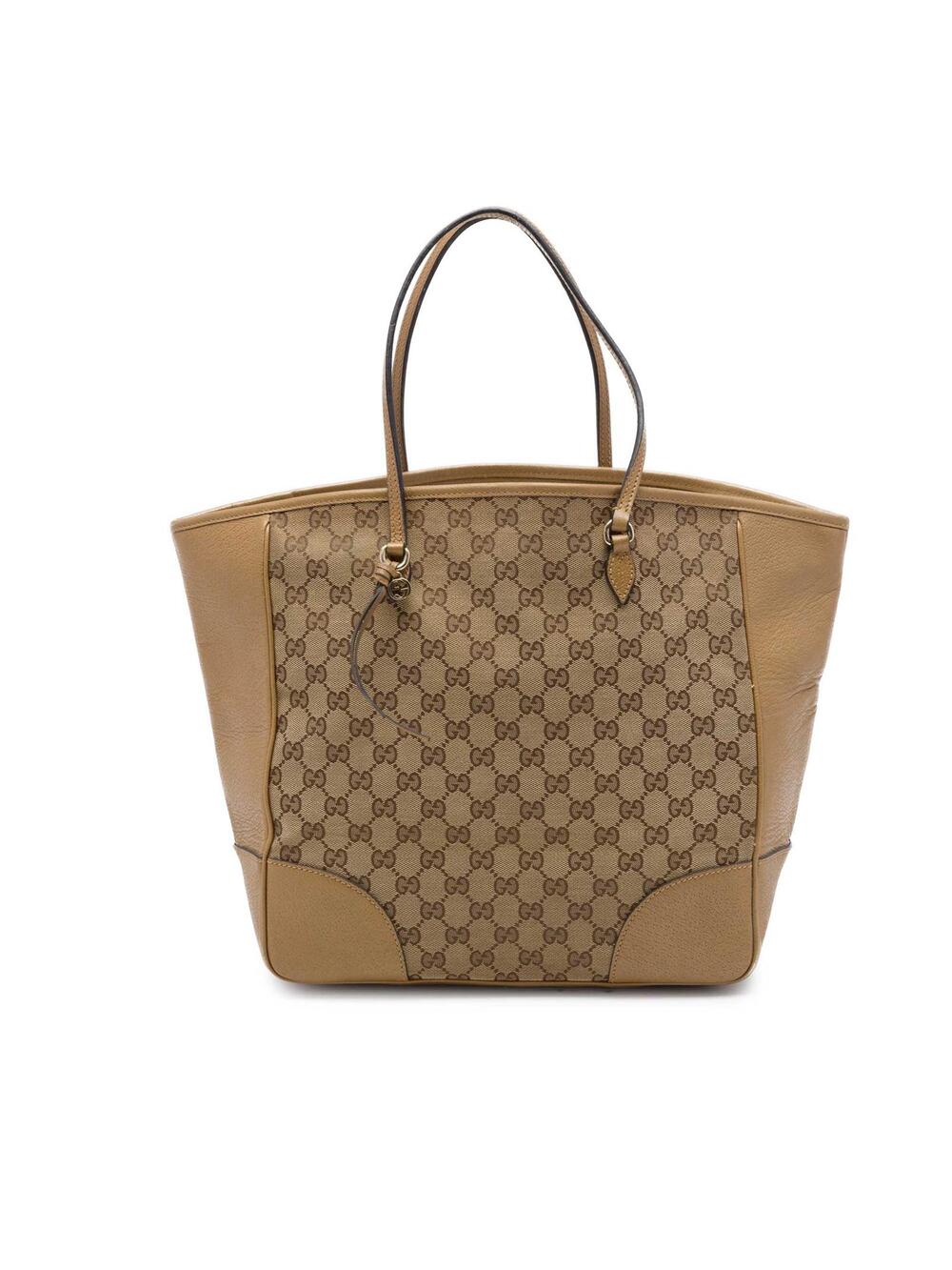 Gucci Gg Canvas Bree Tote Pre-Loved #358360G53B